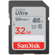 SanDisk Ultra SDHC 32GB, 120MB/s, UHS-I, Memory Card