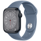 Apple Watch Series 8, Aluminum, Sport Band, GPS, 45mm