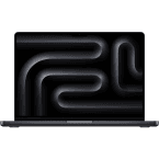 Apple MacBook Pro M3 Pro 2023, 14", Space Black, 11-core CPU, 14-core GPU, Backlit Magic Keyboard, Fingerprint Reader, Bluetooth 5.3, Wi-Fi 6E, 120Hz Refresh Rate, Dolby Atmos, 18GB/512GB