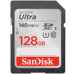 SanDisk Ultra SDXC 128GB, 140MB/s, UHS-I, Memory Card