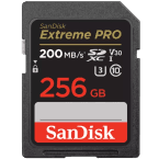 SanDisk Extreme Pro SDXC 256GB, 200MB/s, UHS-I, Memory Card
