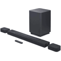 JBL Bar 1000, 880W, 7.1.4ch Surround Soundbar with Dolby Atmos, DTS:X, MultiBeam and Wireless Subwoofer