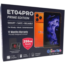 Elimutab ET04 Pro Prime Edition, 2GB/32GB, Kids Tablet with Cellular, Wi-Fi, KICD, CBC