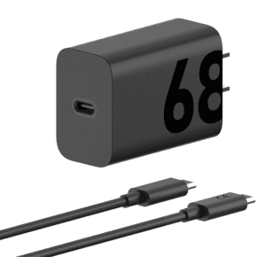 Motorola TurboPower 68W Charger, USB-C, Power Delivery 3.0 PPS, With Cable