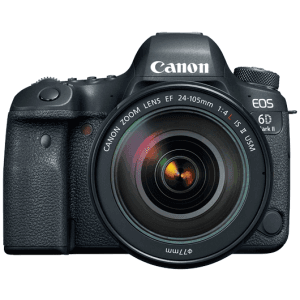 Canon EOS 6D Mark II DSLR with 24-105mm Lens