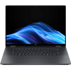 HP OmniBook X Flip, 2.2GHz Core Ultra 7- 256V, 8-core CPU, 4.8 GHz Turbo, 16GB DDR5X-8533, 1TB NVMe SSD, Fingerprint Sensor, 5MP Camera, 16" 2880 x 1800, Windows 11 Home