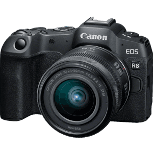 Canon EOS R8, Mirrorless Camera, 24-50mm STM Lens
