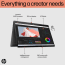 HP Envy x360 15-EY0013DX, 2.3 GHz AMD Ryzen 5 5625U, 6-core CPU, 4.3 GHz Turbo, 8GB DDR4-3200, 256GB NVMe SSD, 15.6" IPS 1920 x 1080 Touchscreen, 5MP Camera, B & O Audio, Windows 11 Home