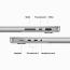 Apple MacBook Pro M3 Max 2023, 14", Silver, 14-core CPU, 30-core GPU, Backlit Magic Keyboard, Fingerprint Reader, Bluetooth 5.3, Wi-Fi 6E, 120Hz Refresh Rate, Dolby Atmos, 36GB/1TB