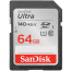 SanDisk Ultra SDXC 64GB, 140MB/s, UHS-I, Memory Card