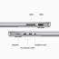 Apple MacBook Pro M3 2023, 14", Silver, 8-core CPU, 10-core GPU, 8GB/1TB