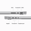 Apple MacBook Pro M3 Pro 2023, 14", Silver, 11-core CPU, 14-core GPU, 18GB/512GB