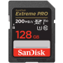 SanDisk Extreme Pro SDXC 128GB, 200MB/s, UHS-I, Memory Card