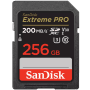 SanDisk Extreme Pro SDXC 256GB, 200MB/s, UHS-I, Memory Card