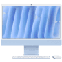 Apple iMac M4, 24", 4.5K, 10-core CPU, 10-core GPU, Magic Keyboard with Touch ID, 16GB/512GB